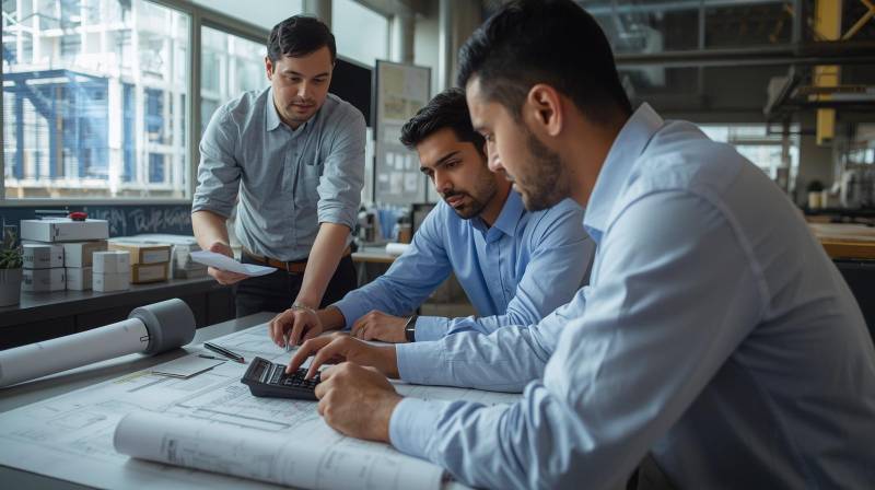 Bureau d'étude structure dans le cadre de la construction d'un bâtiment collectif